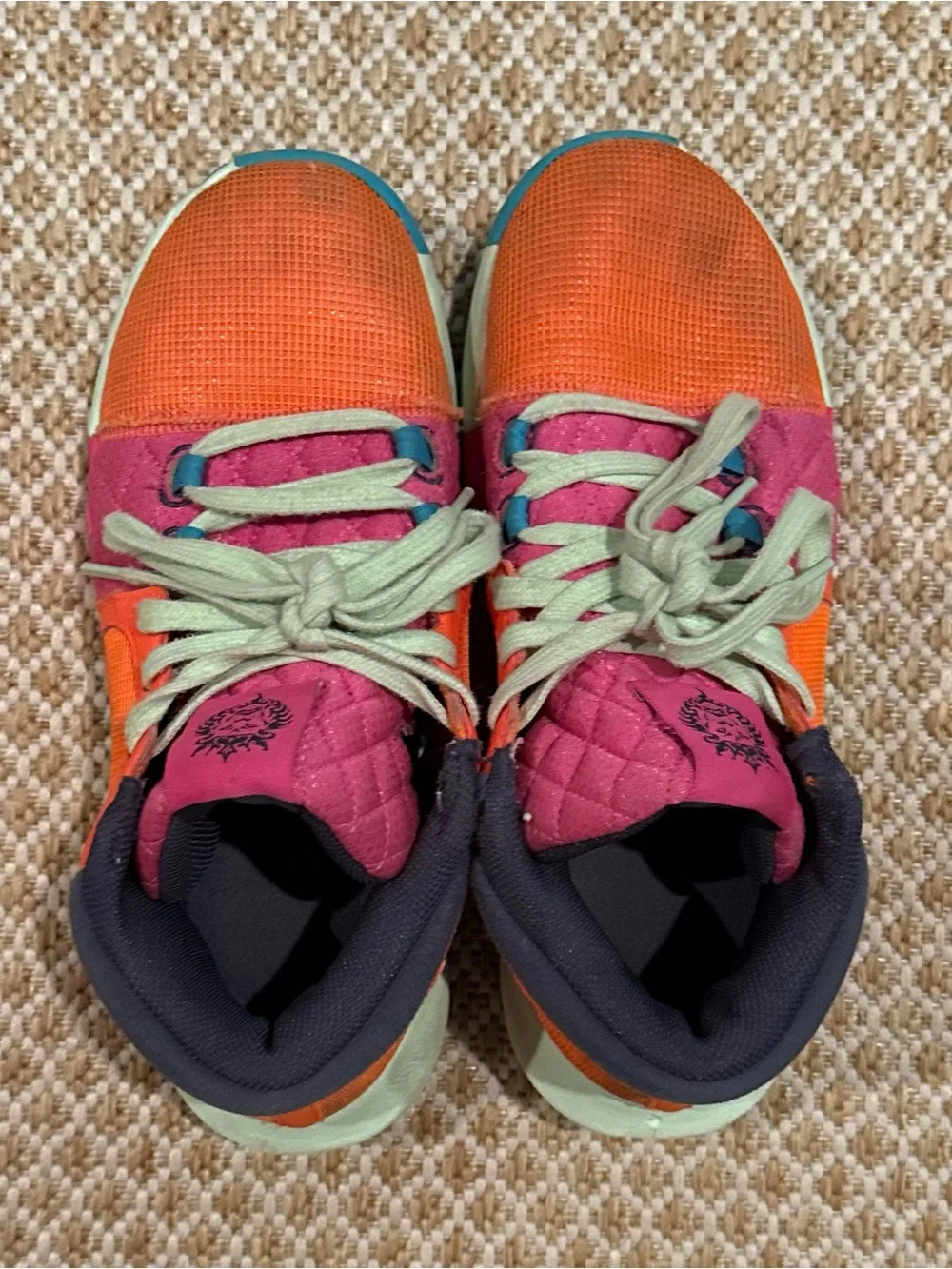 Nike LeBron Witness 8 Orange Fuchsia Basketball Shoes